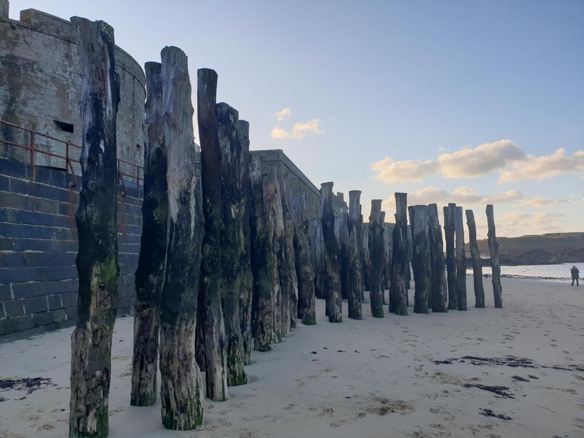 L'Horloge Lägenhet Dinan Exteriör bild